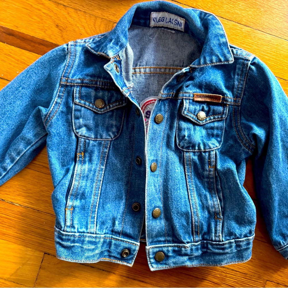 Upcycled vintage denim my little pony jacket